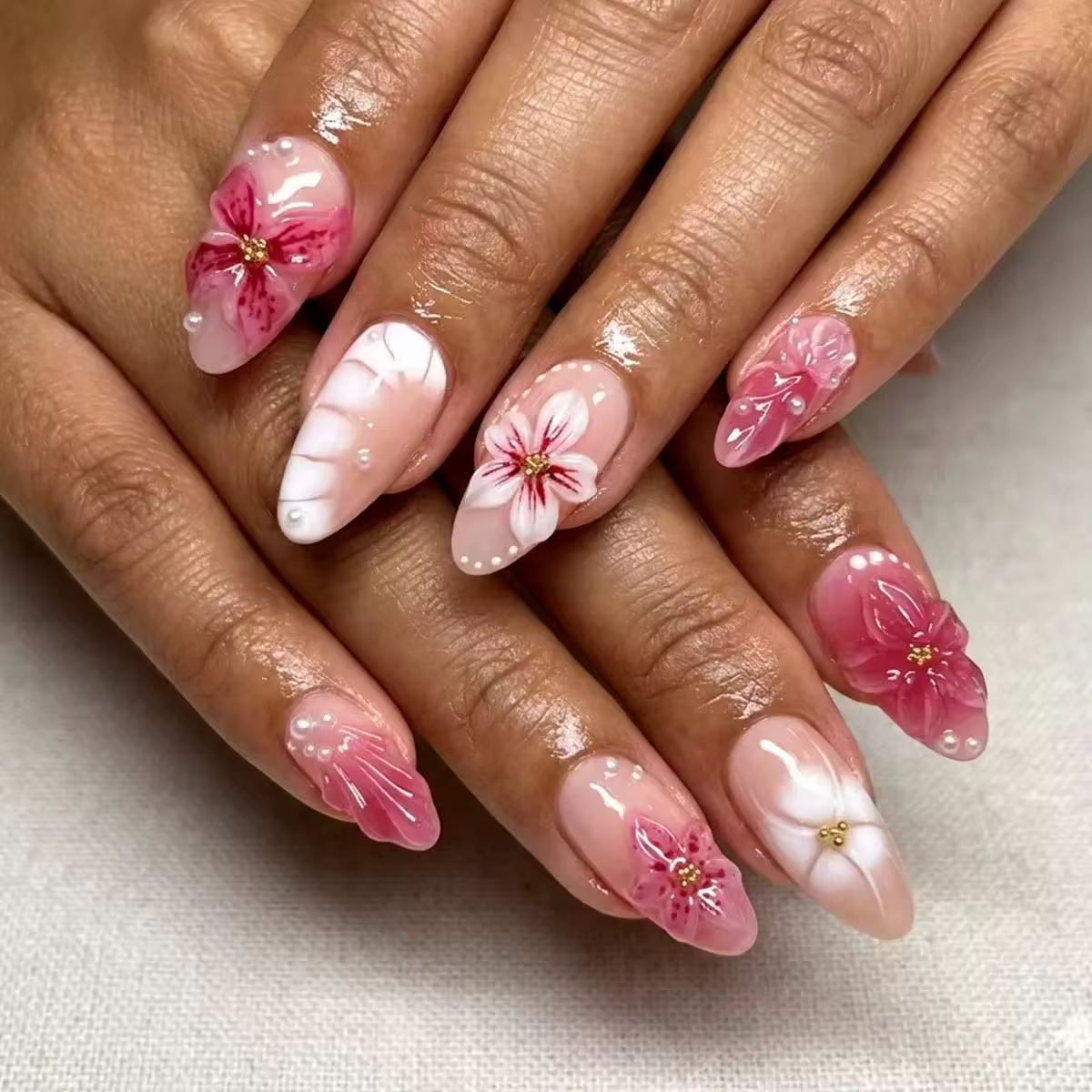 Faux ongles press-on faits main
