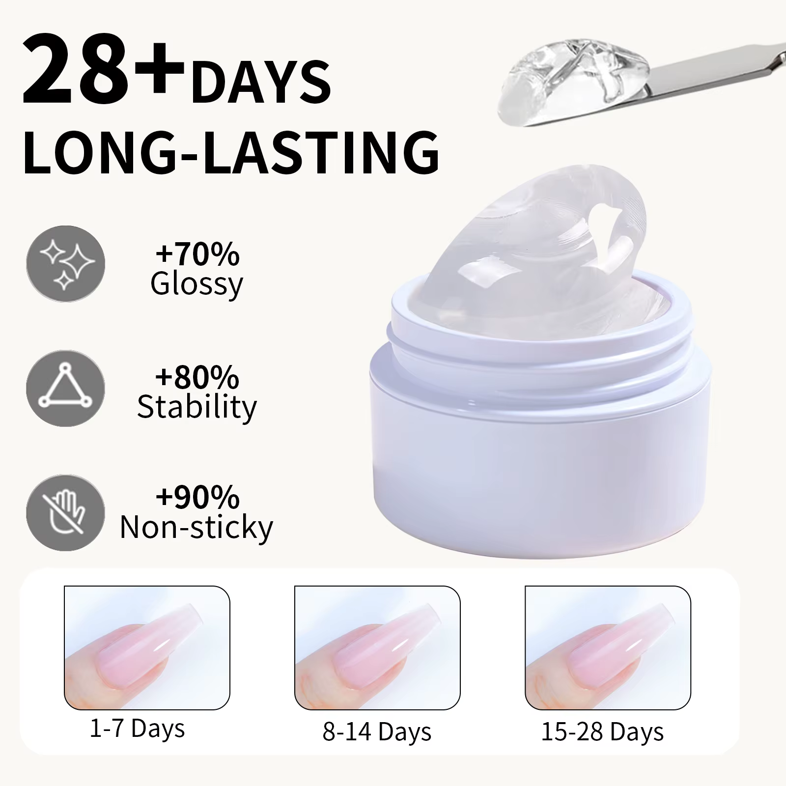 7pcs15ml ensemble de Gel d'extension d'ongle Gel