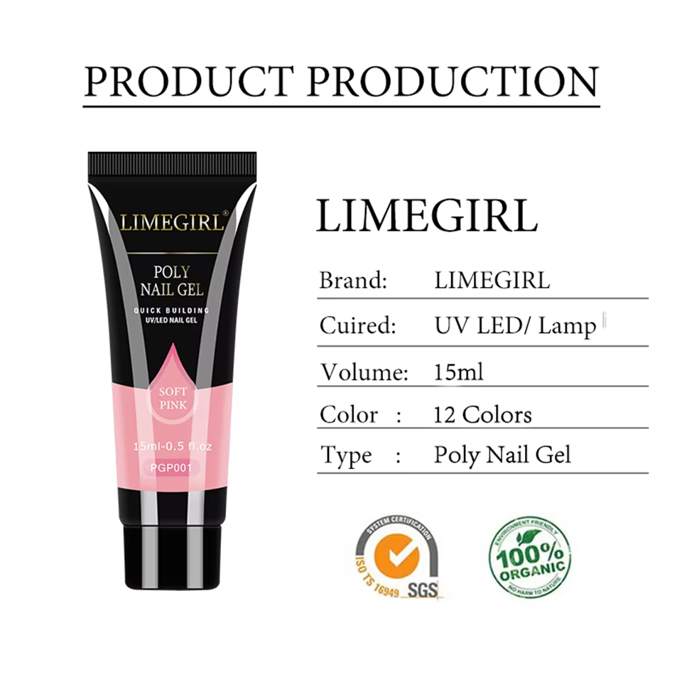 Ensemble de Gel pour ongles en Poly