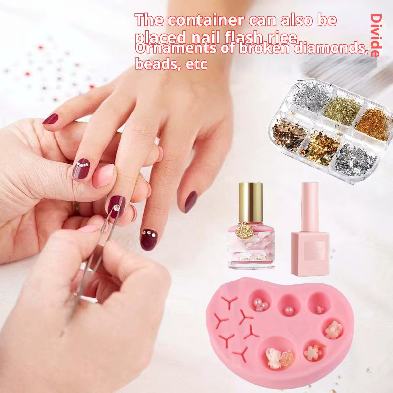 Palette de manucure en Silicone