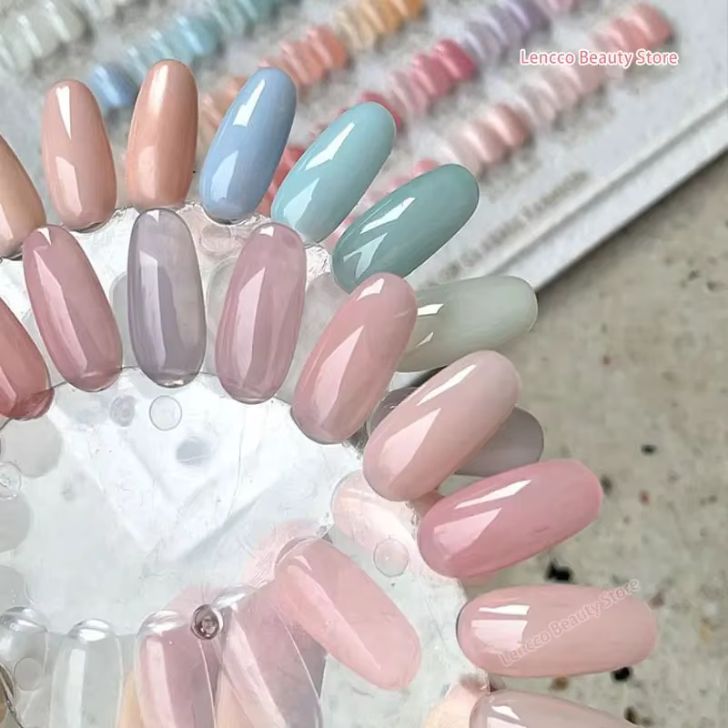 Jiaoyanshe aqueux 30 couleurs Gel de gelée 15ML vernis à ongles rose glacé