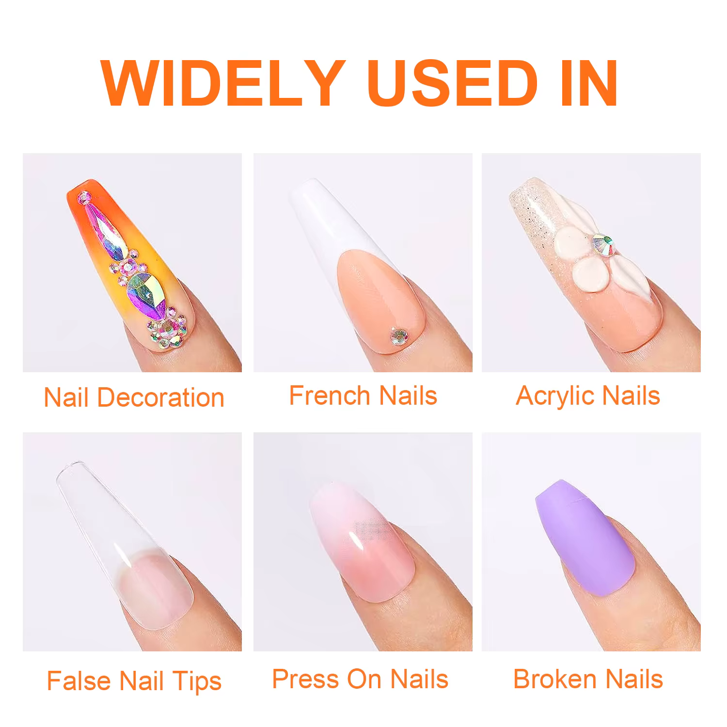 Colle à ongles Super forte pour presser sur les faux ongles