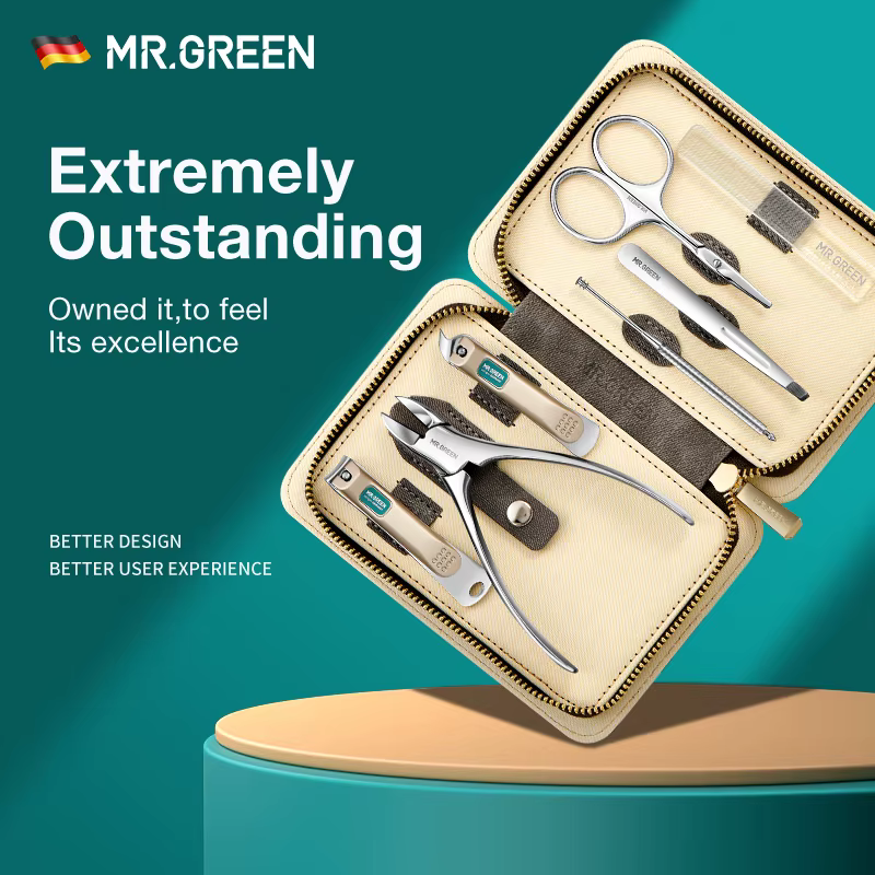 MR.GREEN – ensemble de manucure avec contraste de couleurs