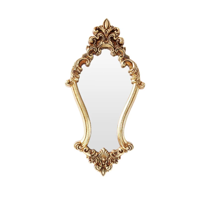 Miroirs décoratifs vintage pour mur, miroir mural antique suspendu, avec chaîne, miroir décoratif pour salon, chambre, salle de bain, entrée