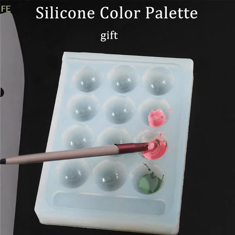 Palette de Couleurs pour Ongles Haute Transparence