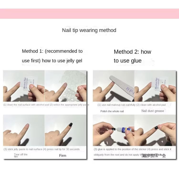 Faux ongles portables faits à la main