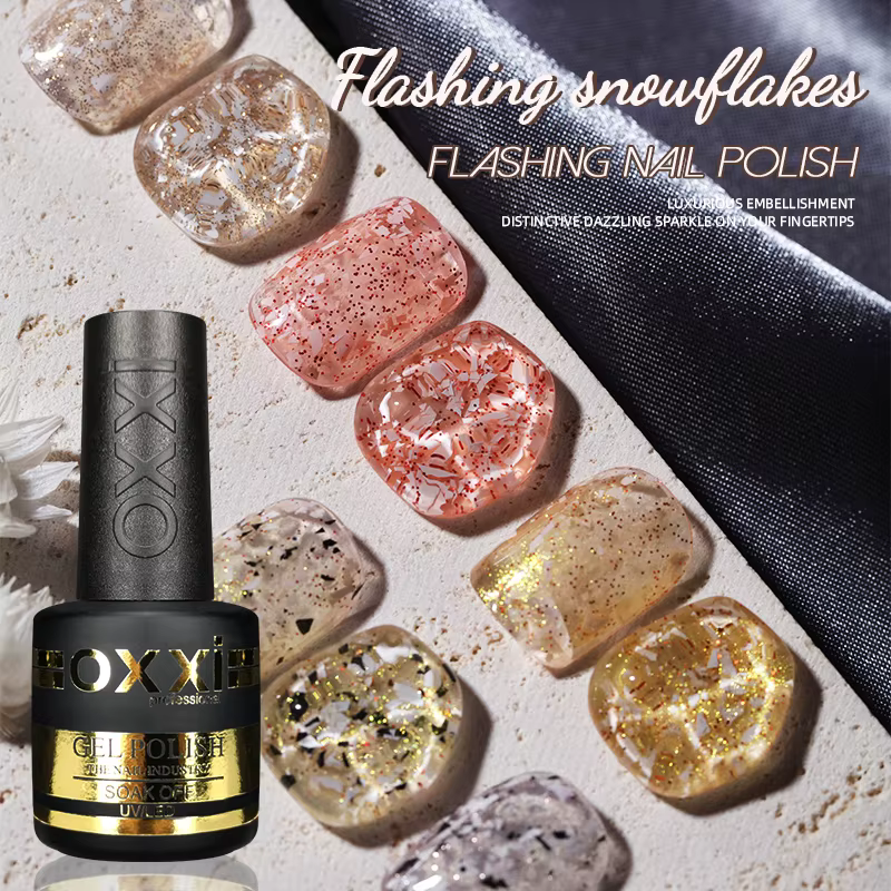 OXXI – vernis à ongles Semi-permanent à flocons de neige