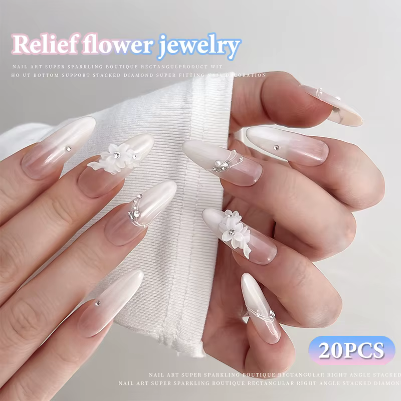 20 pièces papillons Nail Art décorations résine ongles papillon breloques