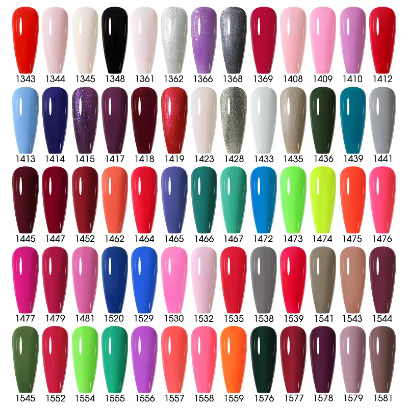 Clou Beaute HEMA TPO gratuit Gel vernis à ongles semi-permanent hybride noir rouge couleur Gel