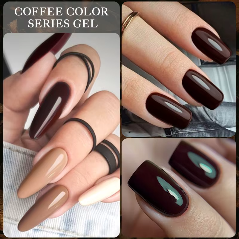 Vernis à ongles Gel marron café
