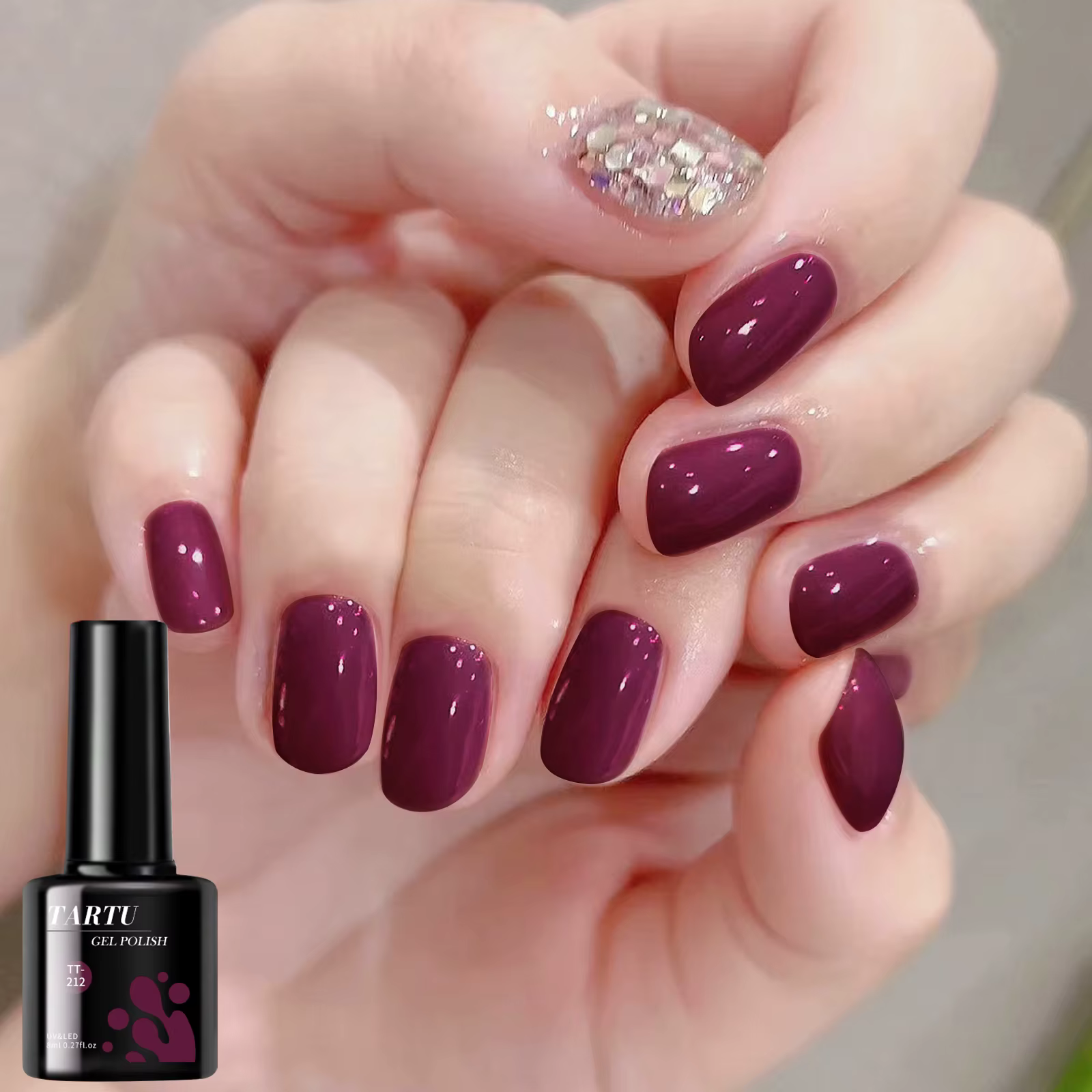 TARTU 8ml Gel Vernis à ongles Rose