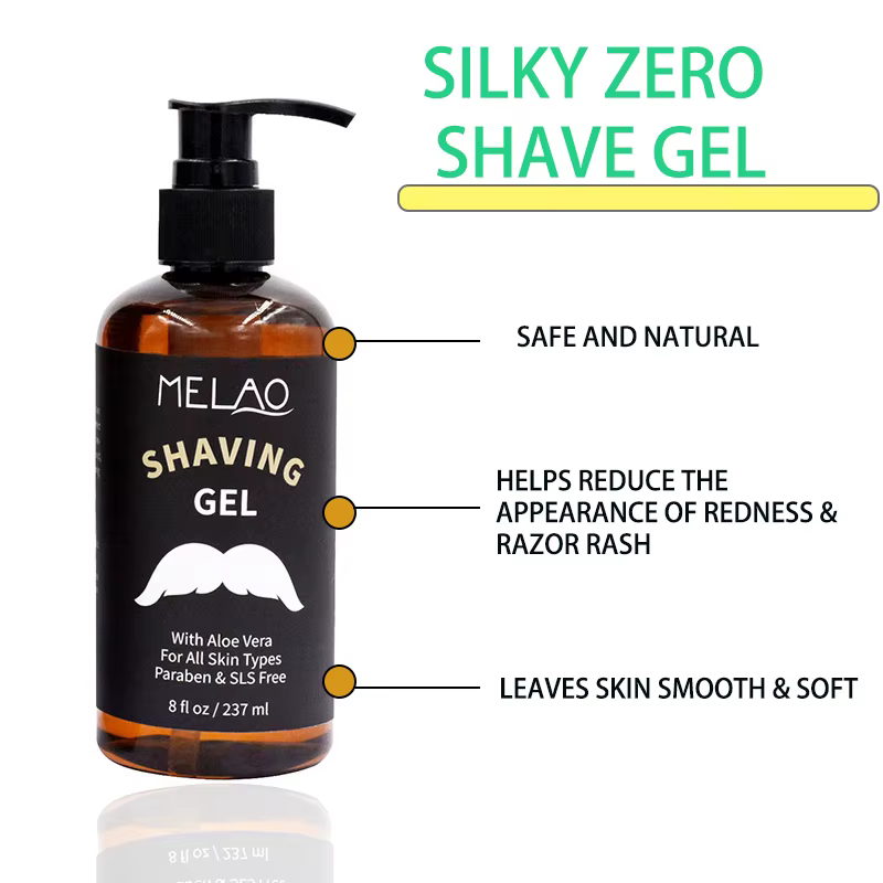 Gel à raser pour hommes, crème à raser rafraîchissante, adoucissant pour la barbe, rasage en douceur, gel à raser super-lisse incroyable pour hommes seniors