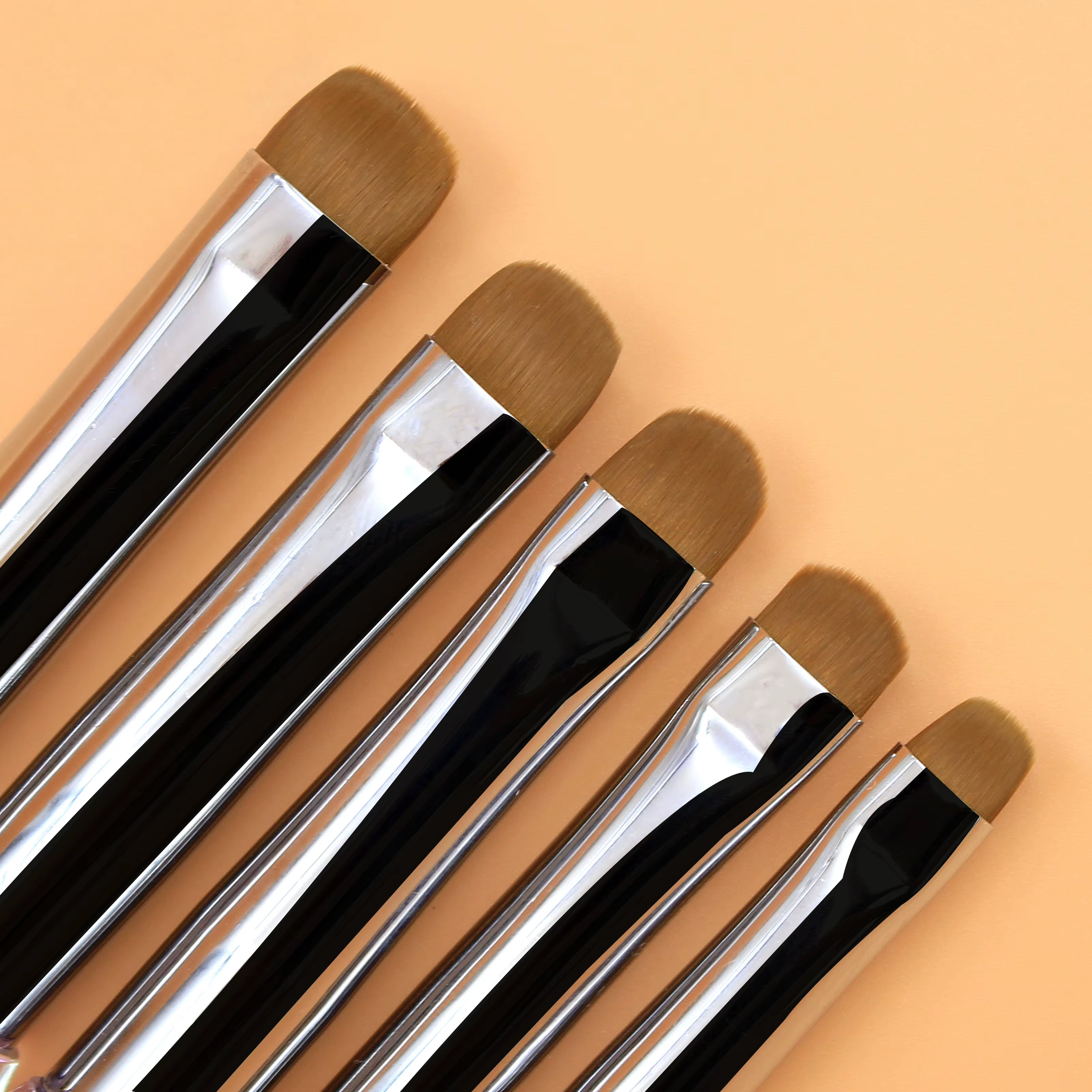 Brosse professionnelle pour nail art avec manche chic – Parfaite pour les manucure et le nettoyage français