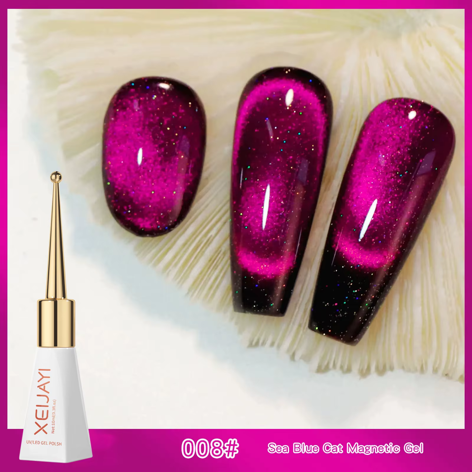 XEIJAYI – vernis à ongles Gel avec pierres précieuses œil de chat