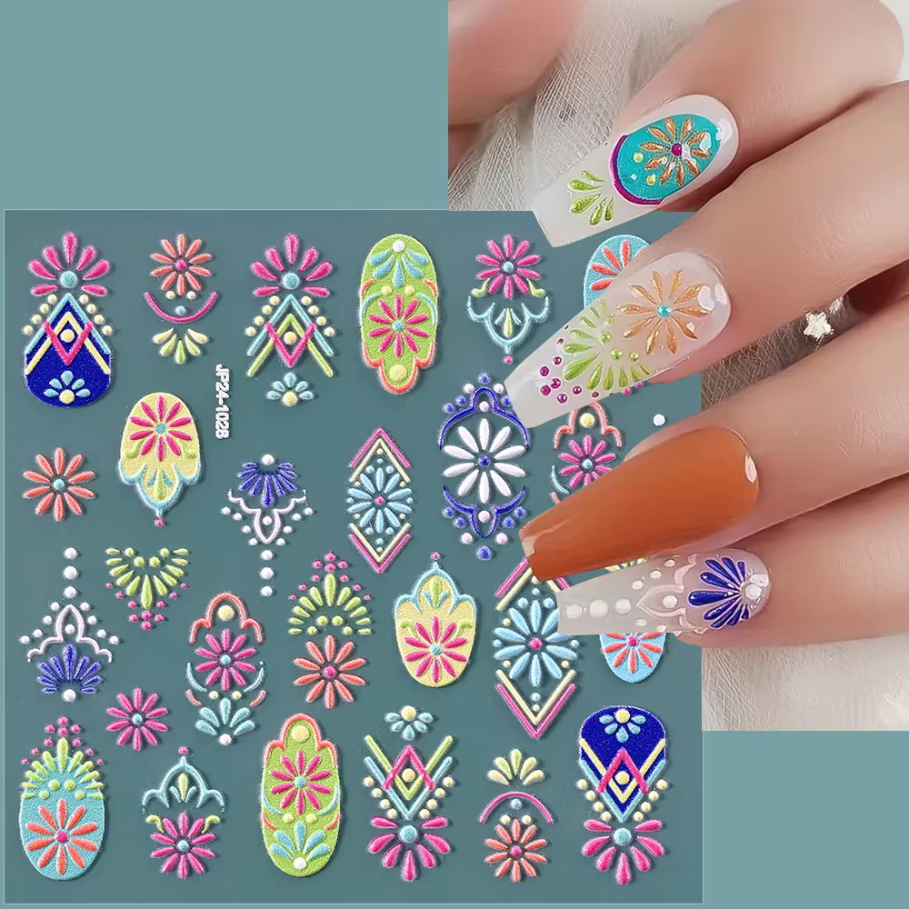 Autocollant pour ongles mexicains