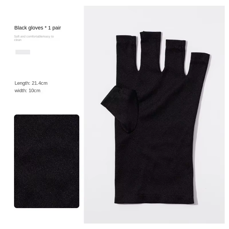 Gants de protection UV pour nail art