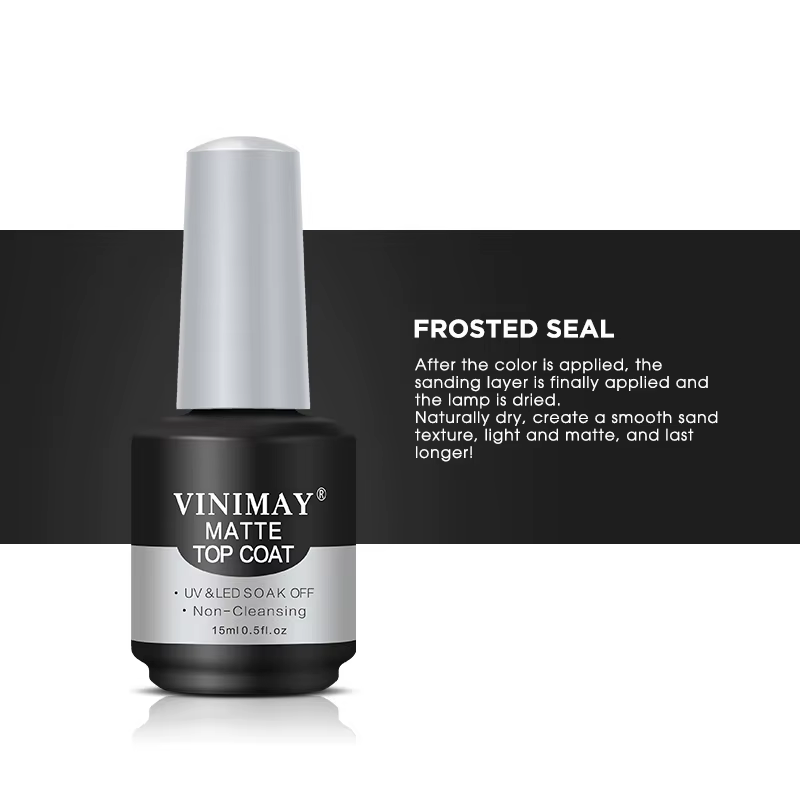 VINIMAY Base couche de finition Gel vernis à ongles sans acide apprêt