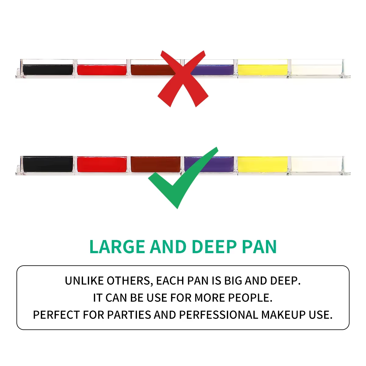 Palette de pigments professionnels pour maquillage de visage et de corps, 12 couleurs, peinture à l'huile, maquillage de fête