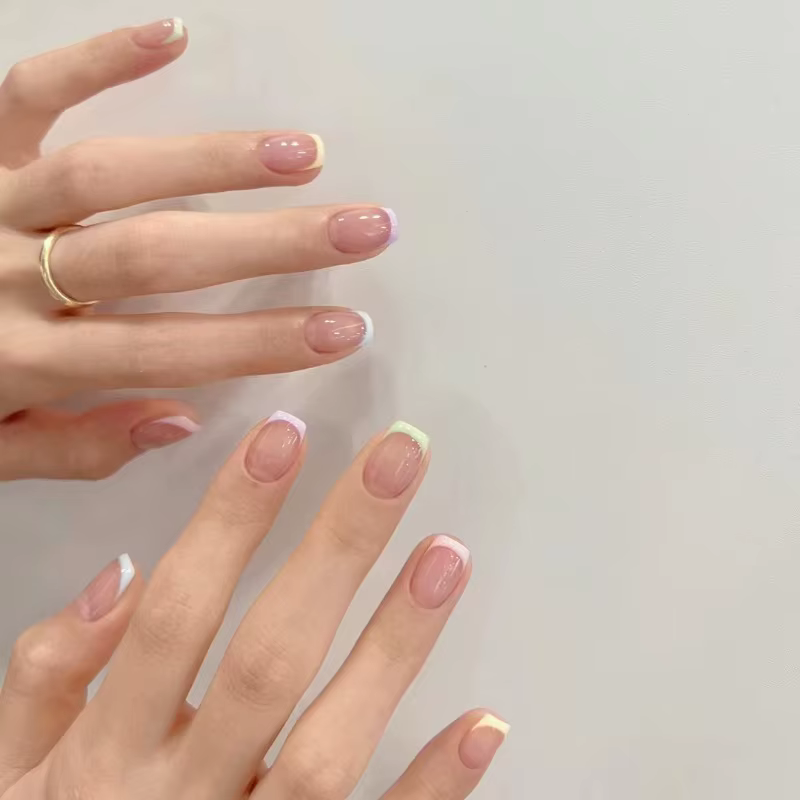 24 pièces pas cher faux ongles ensemble presses