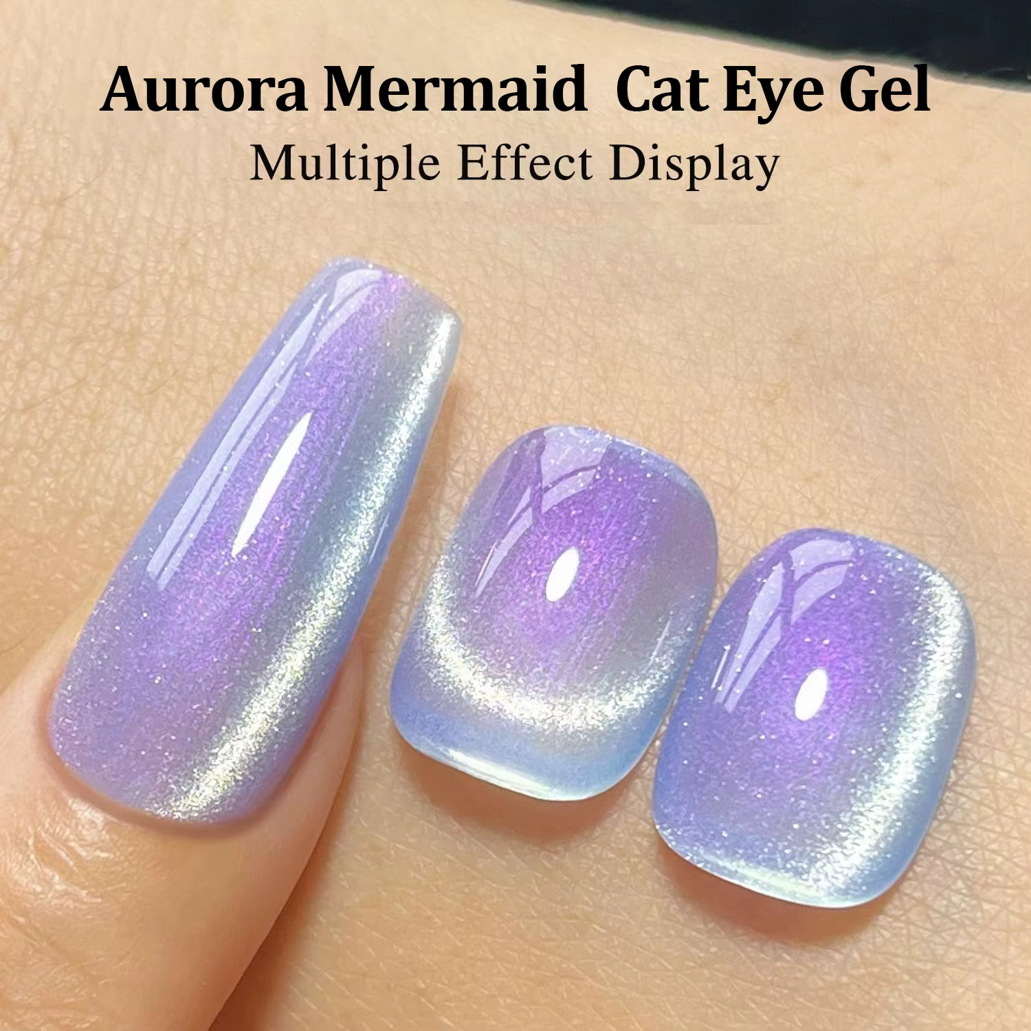 10ml Aurora violet oeil de chat Gel hiver nord brillant magnétique Gel vernis tremper UV LED Gel