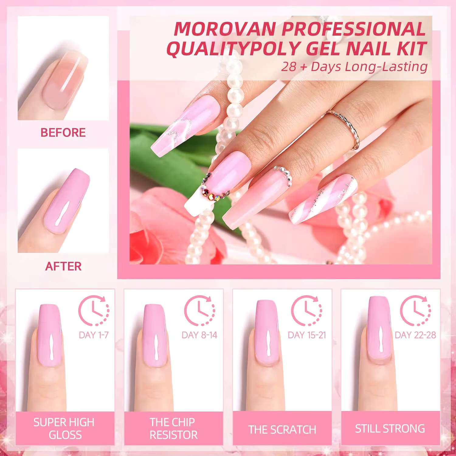 Gel d'extension d'ongles pour débutants