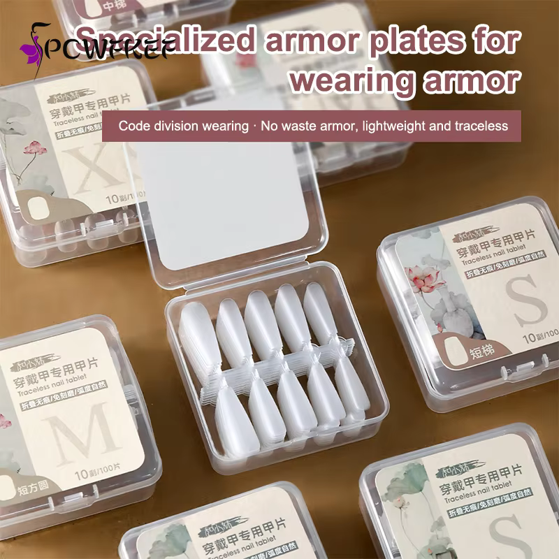 100 pièces/boîte faux ongles presse
