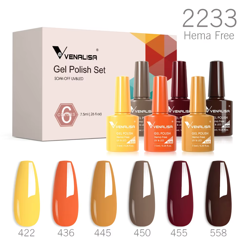 Venalisa vernis à ongles Gel couleur d'automne TPO gratuit saison