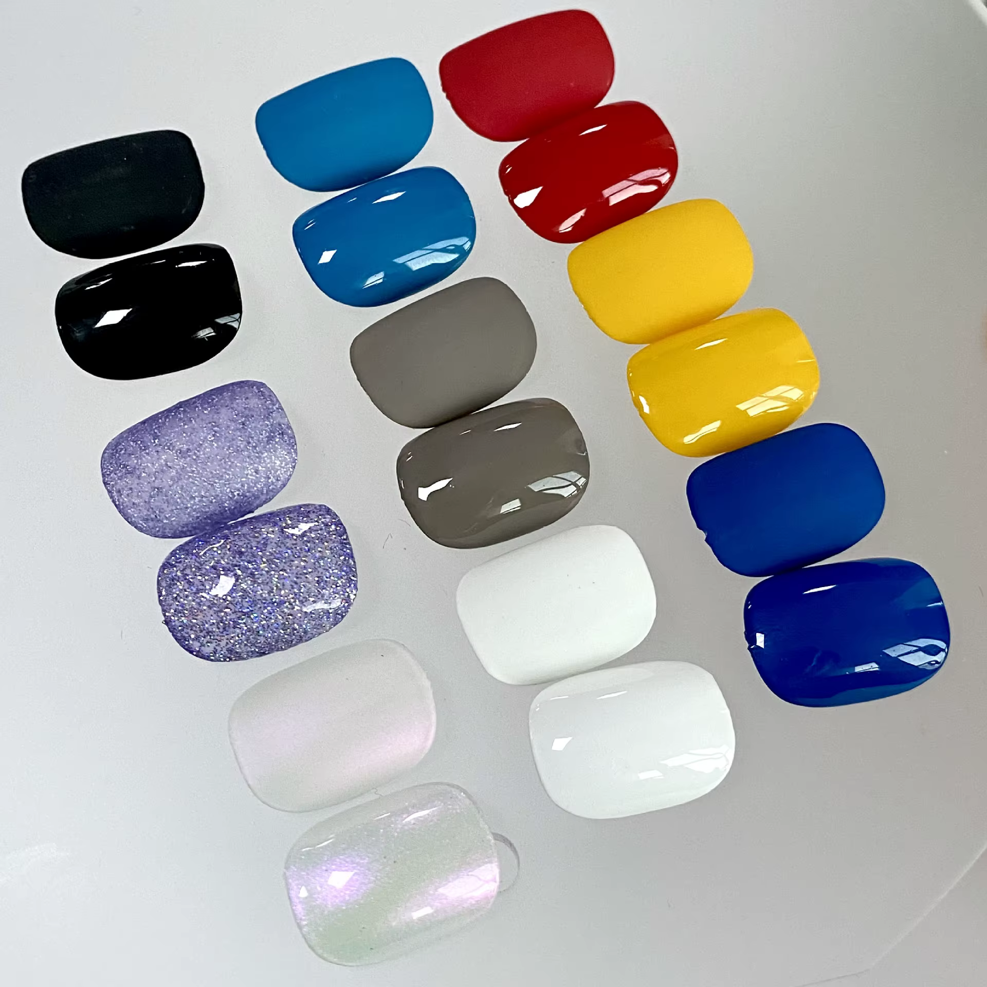 Palette de gel solide pour ongles