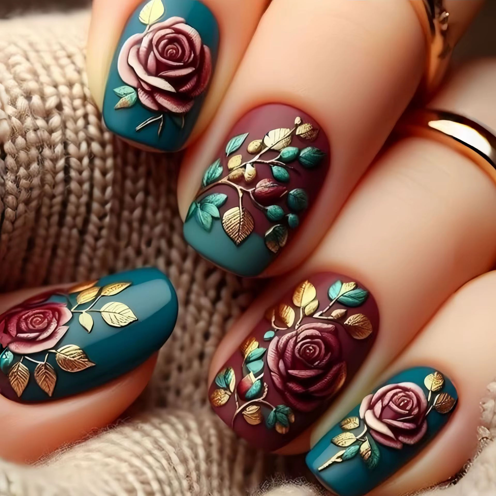 Faux ongles mi-longs pour femmes