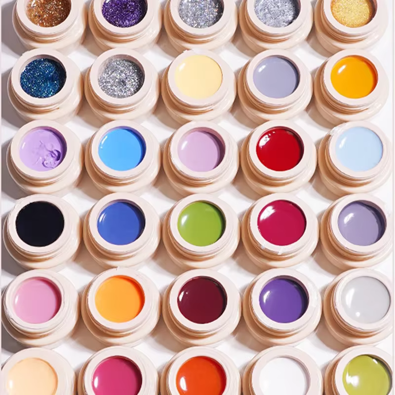 Macaron-Verhéritage à Ongles Gel UV Semi-Continu