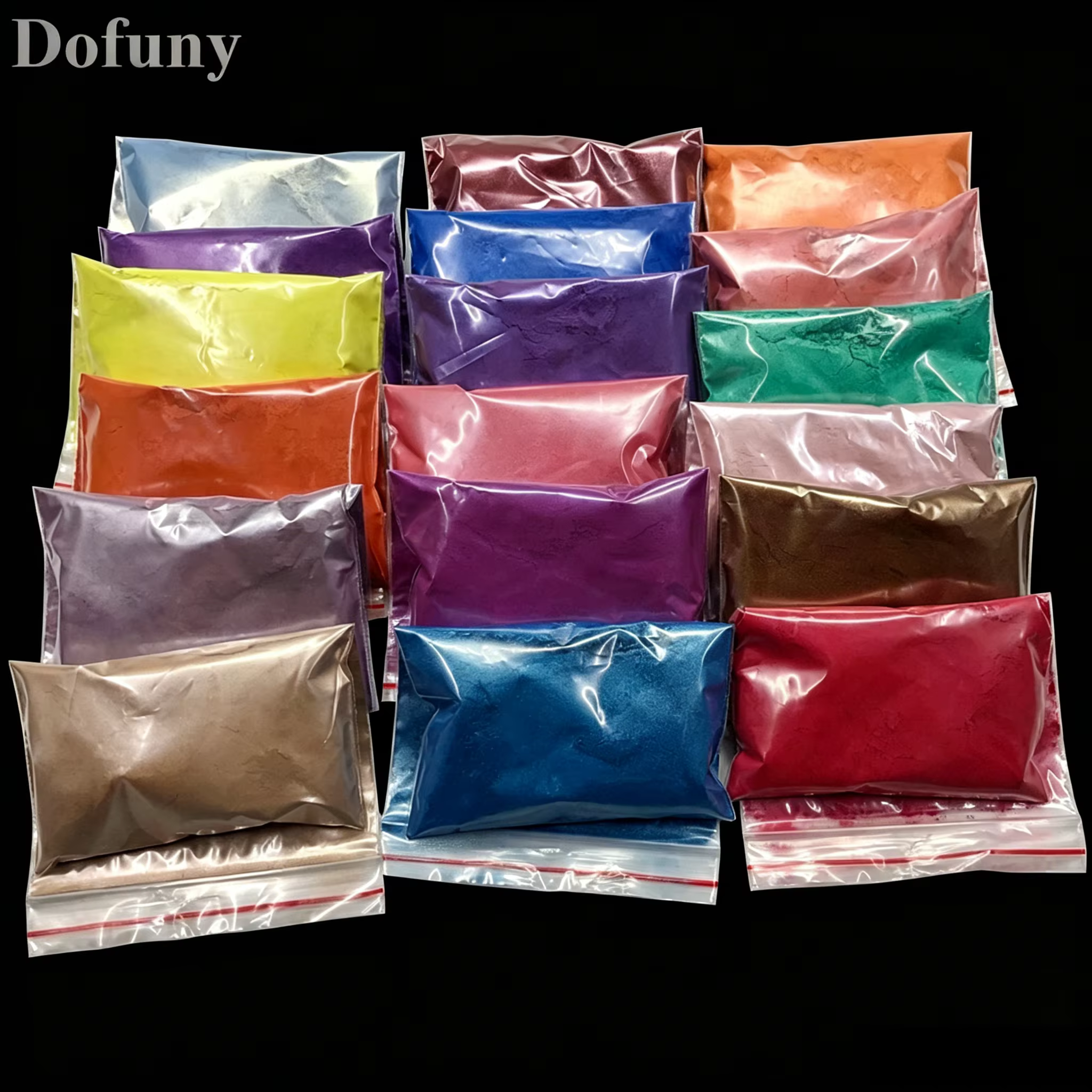 Poudre de Mica Nacré Colorée 20g – Pigment Métallique pour Vernis à Ongles