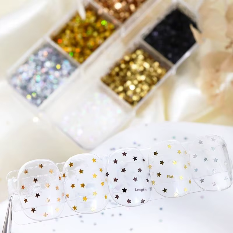 ● Mini paillettes étoiles scintillantes de 1 mm