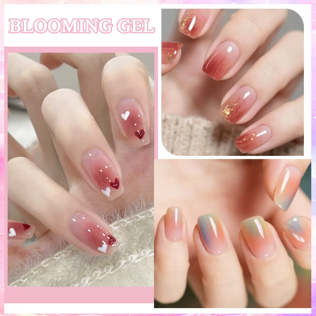 Ce gel pour ongles de 15 ml est un gel fonctionnel à effet blooming qui rehausse l'art et la beauté du nail art. C'est comme ça