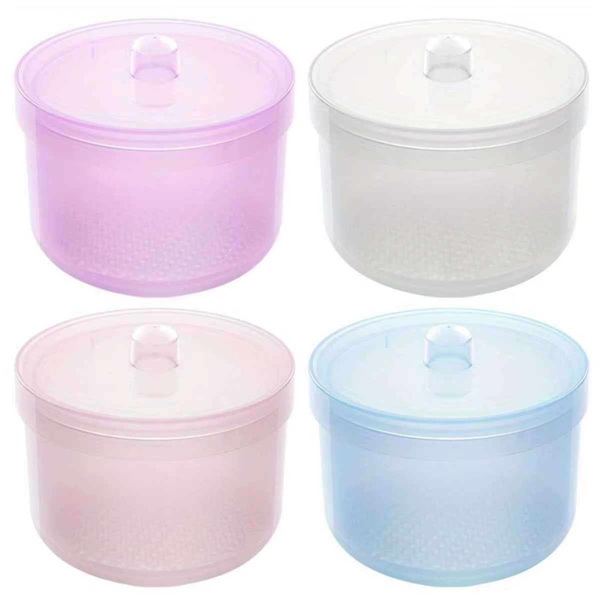 Boîte de nettoyage et de désinfection de tête de polissage des ongles avec filtre