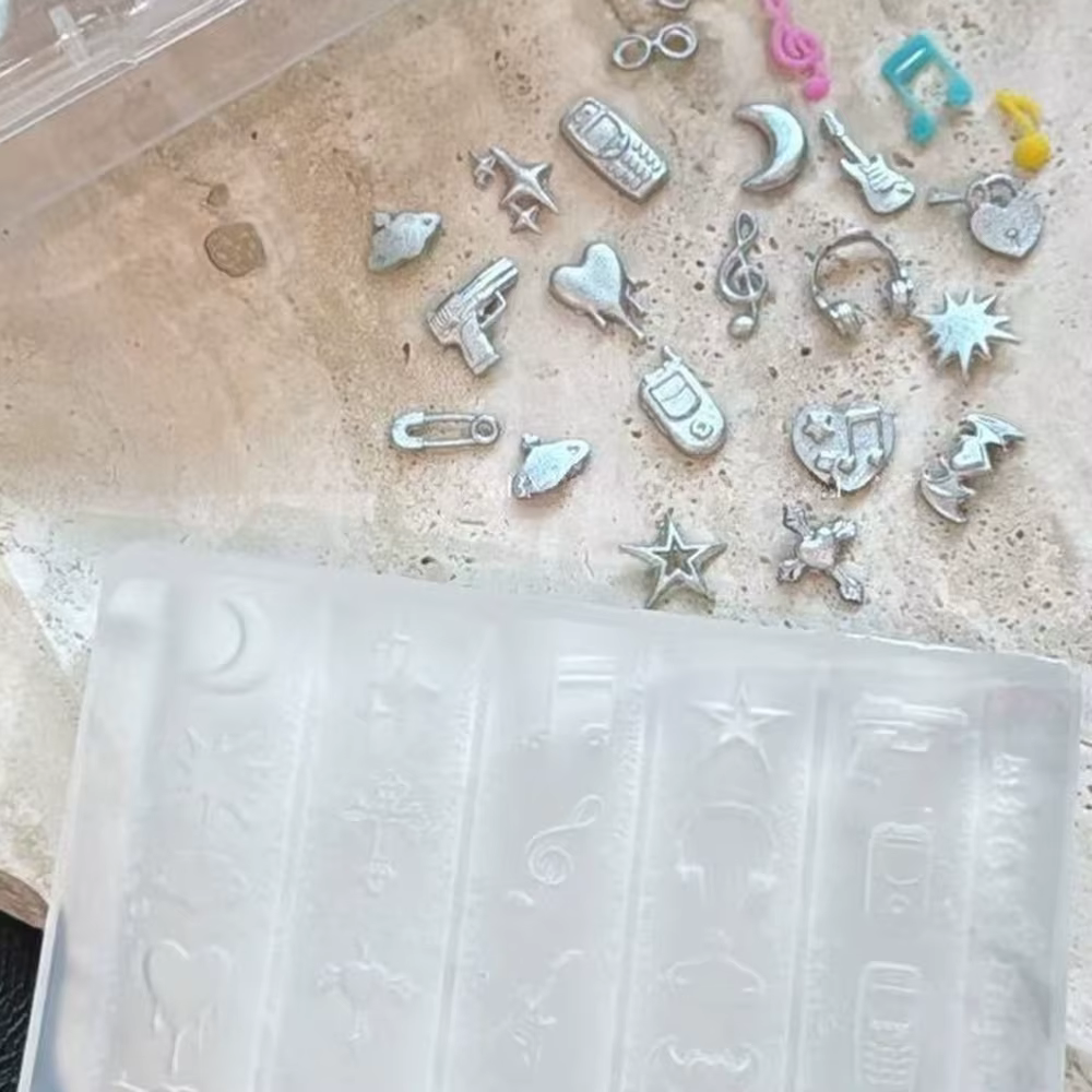 Moule en silicone 3D pour ongles