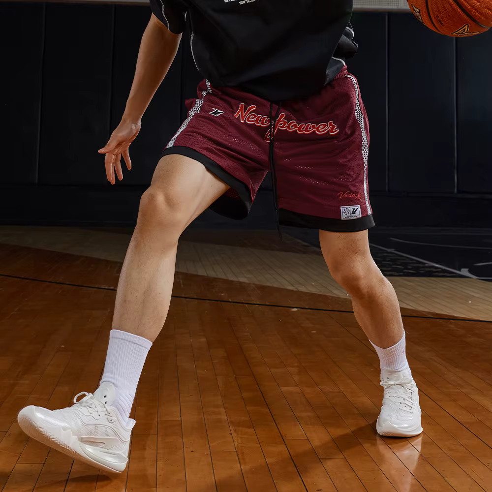 Veidoorn Short de basket-ball pour homme, coupe ample, maille respirante, séchage rapide, short de course, entraînement d'été, vêtements de sport