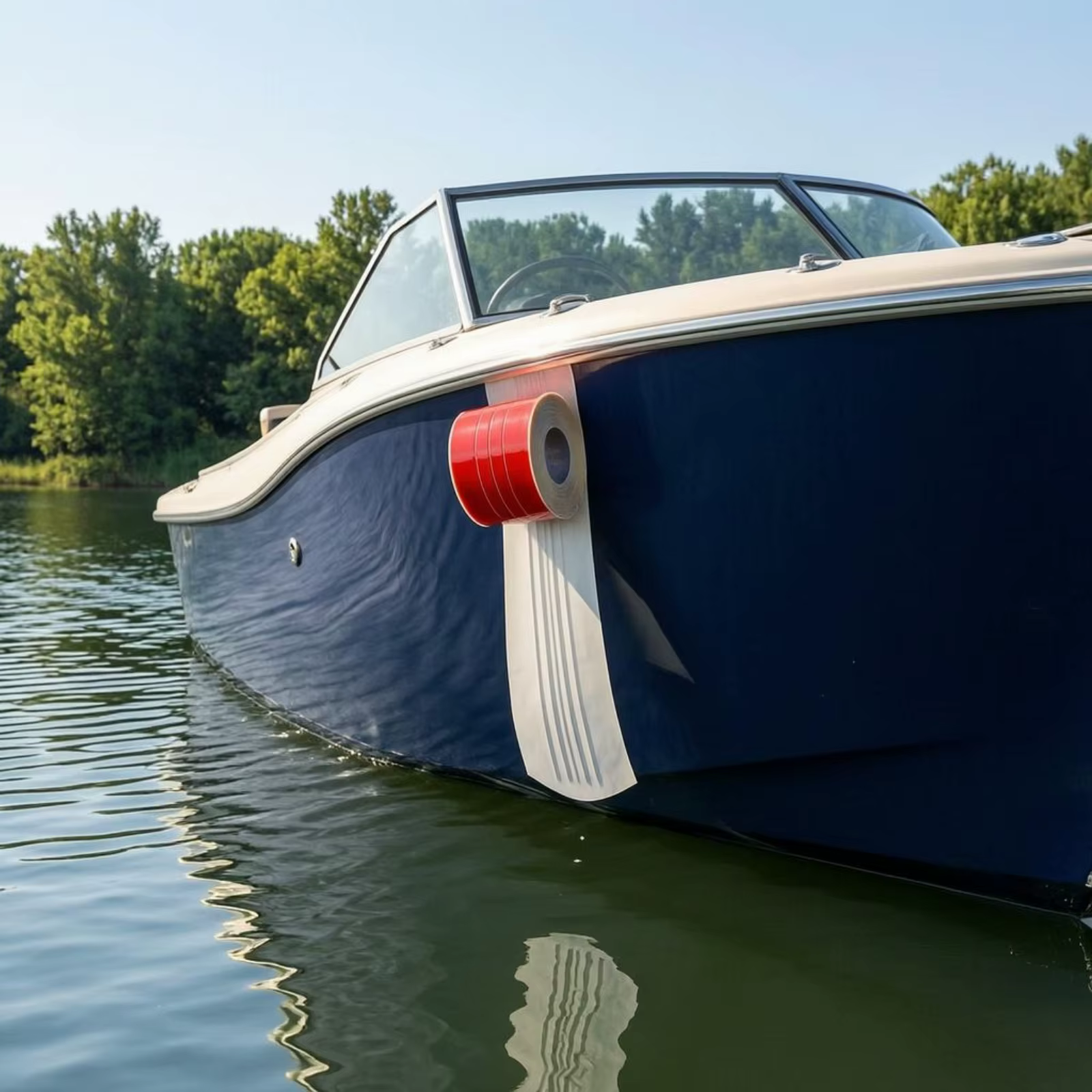 Protection de quille de bateau anti-collision, accessoire de navigation résistant à l'usure pour pêcheurs, amateurs de sports nautiques, et utilisation en rive