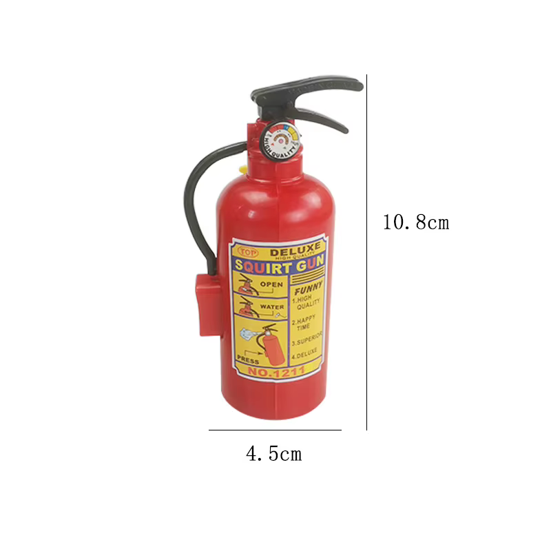 Pistolet à eau pulvérisateur pour enfants, mini extincteur, jouets amusants pour enfants, cadeau de farce Tatentière, pompier, accessoires professionnels