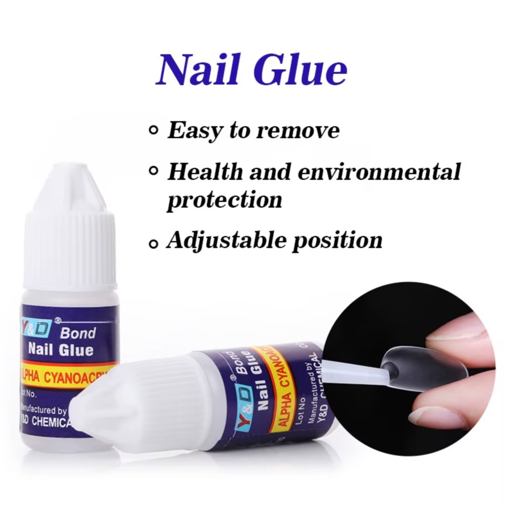 1 ensemble * 3g colle à ongles à séchage rapide pour faux