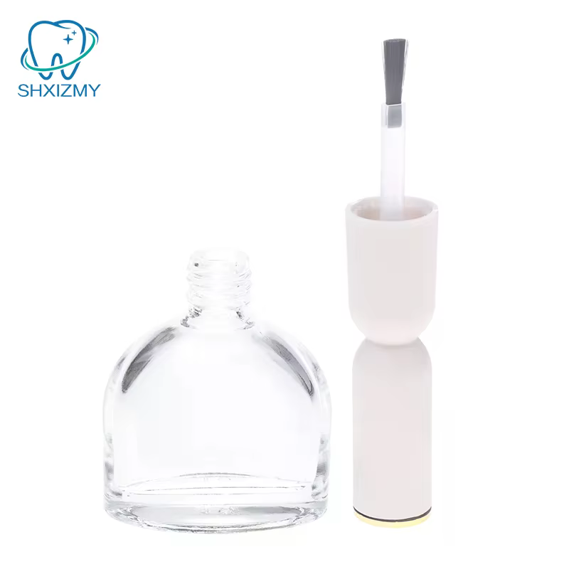 Mini flacon de vernis à ongles en verre de 13 ml avec pinceaux