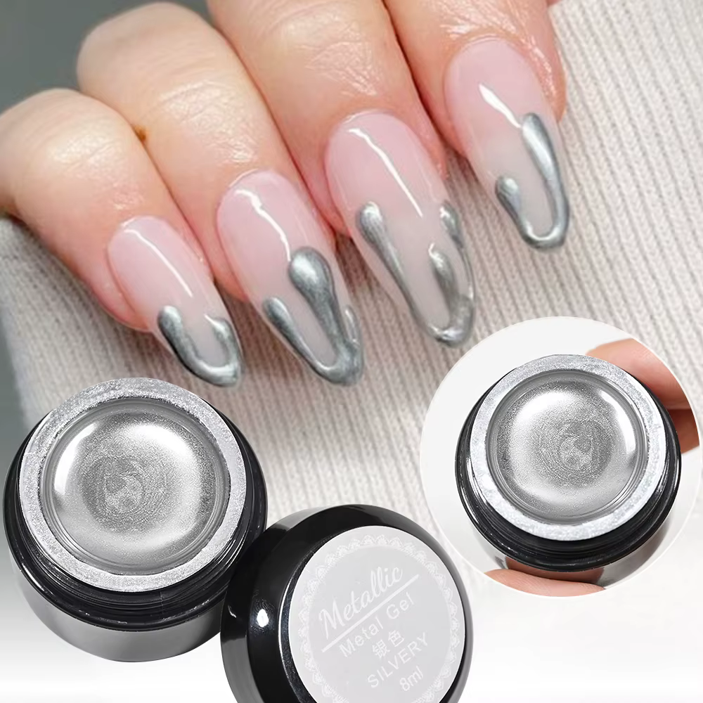 Vernis à ongles Gel métallique peint