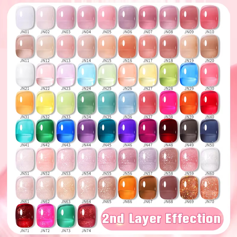BORN PRETTY 10ml gelée nue Gel vernis à ongles cristal translucide café tremper Semi-Permanent