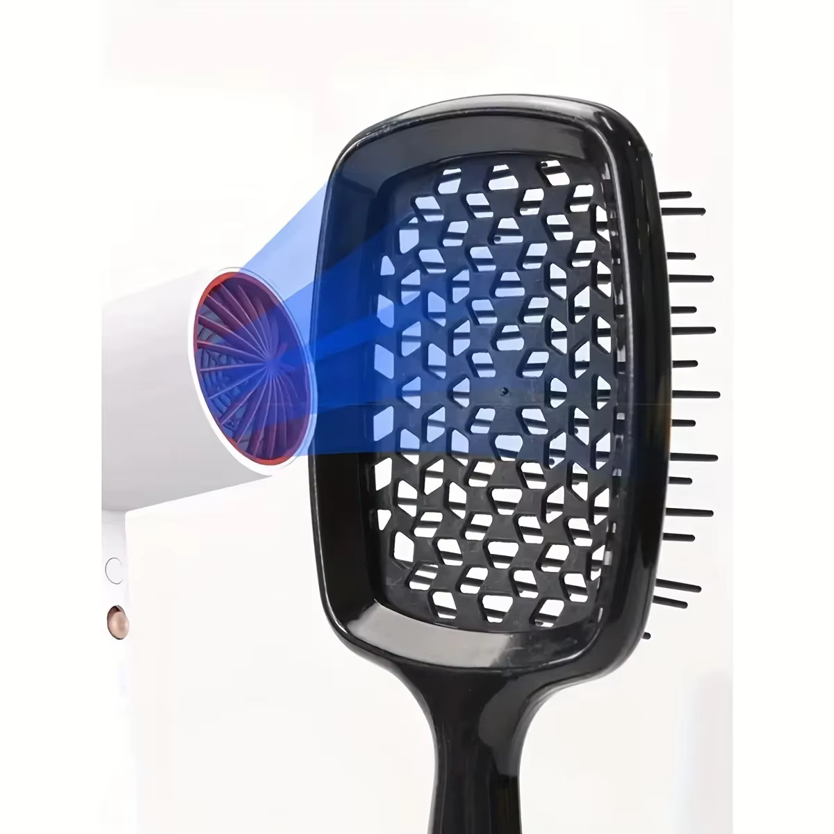 Kit de coiffure pour tous les types de cheveux, ensemble de 7 pièces avec poils de brosse démêlante et brosses à bord Double face, masseur de cuir chevelu pour Salon