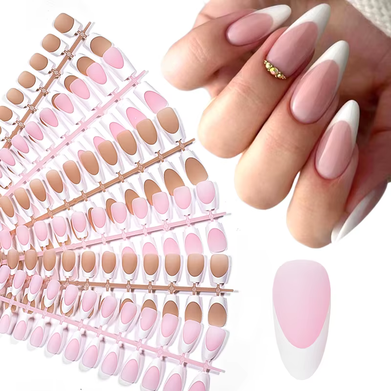 Faux ongles français à pression