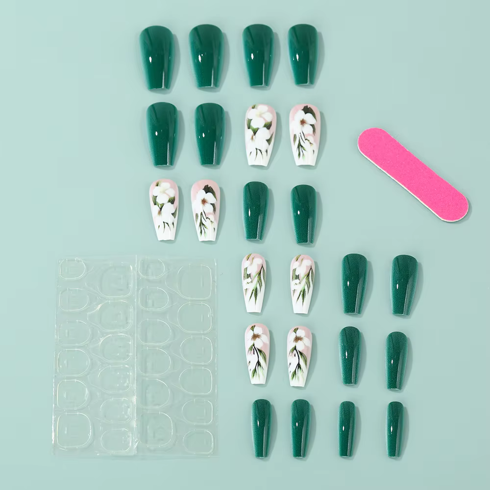 Faux ongles mi-longs pour femmes