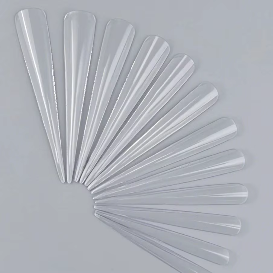 Embouts d'ongles artistiques à pointes Extra longues pour Salon