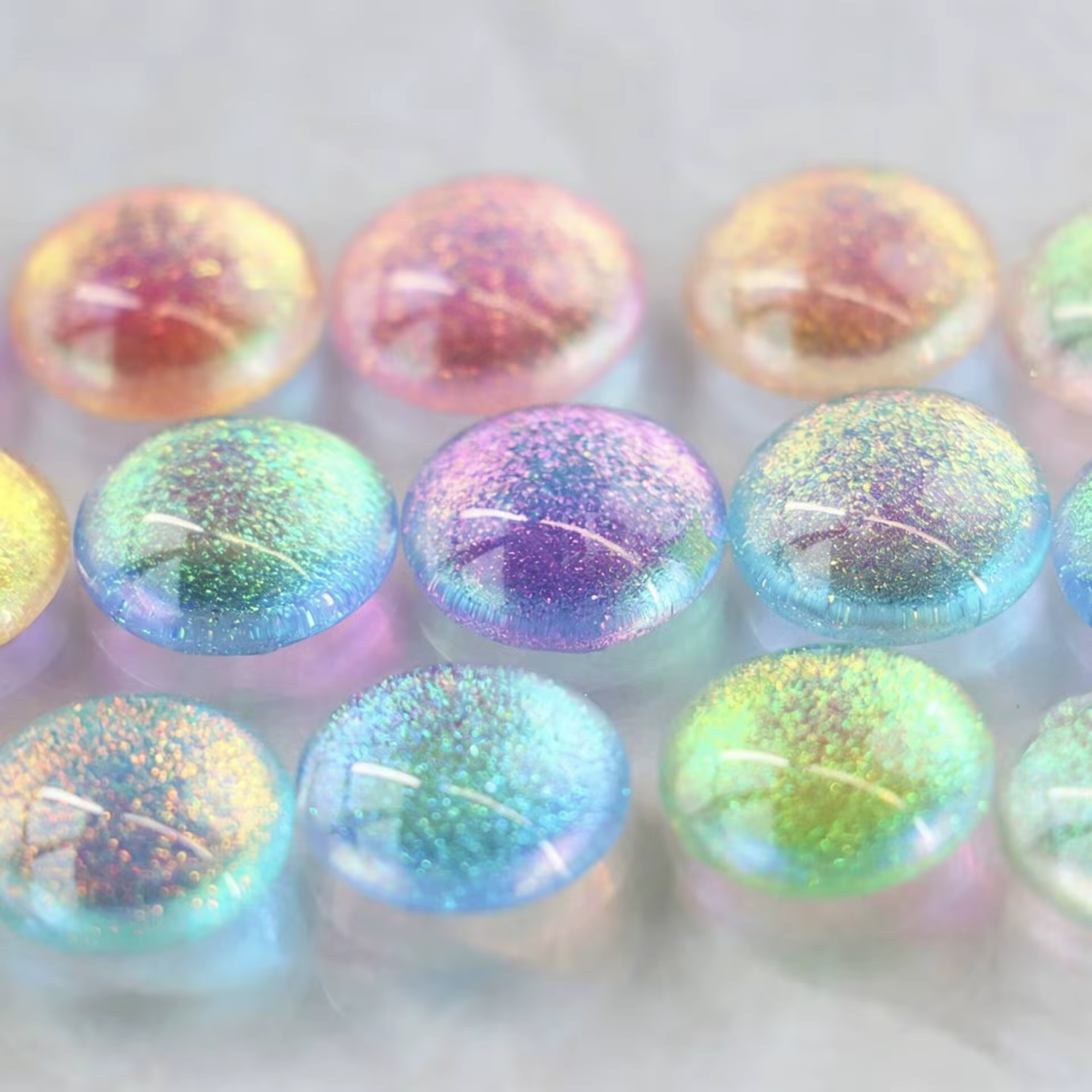 Poudre Pigmentaire Libre Multichrome Arc-en-ciel Effet Bonbon Gelée Super Changeant de Couleur Qualité Cosmétique en Vrac