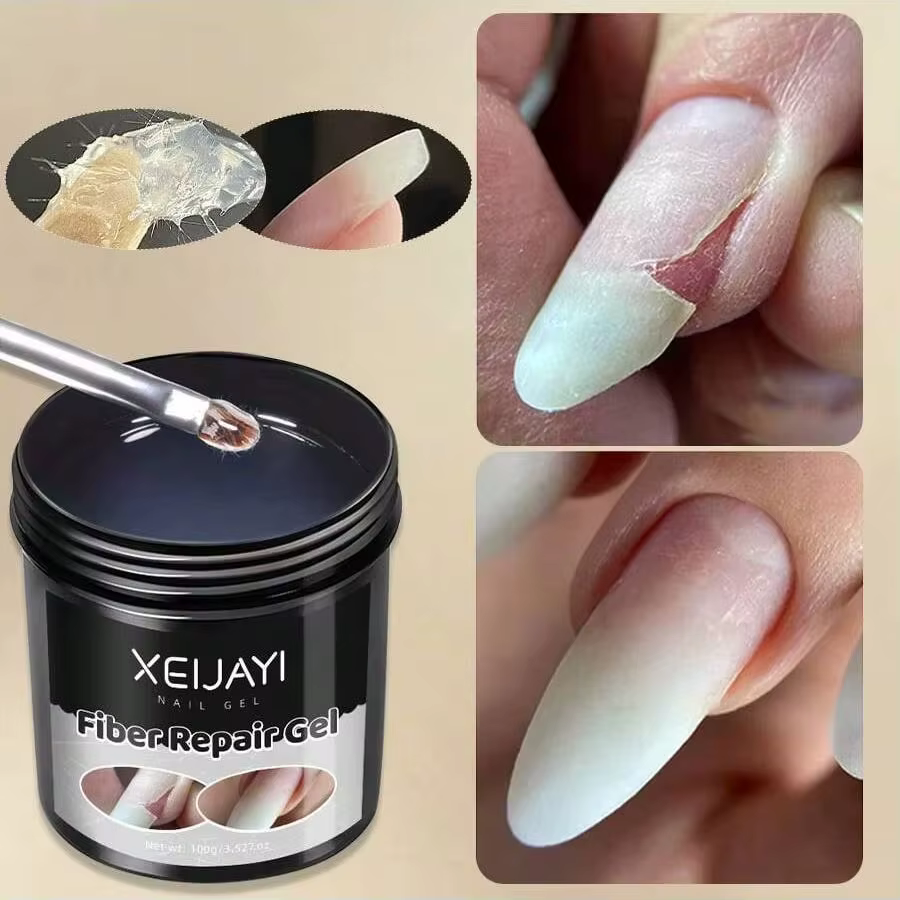 XEIJAYI 1Pc 100g Gel réparateur pour ongles cassés