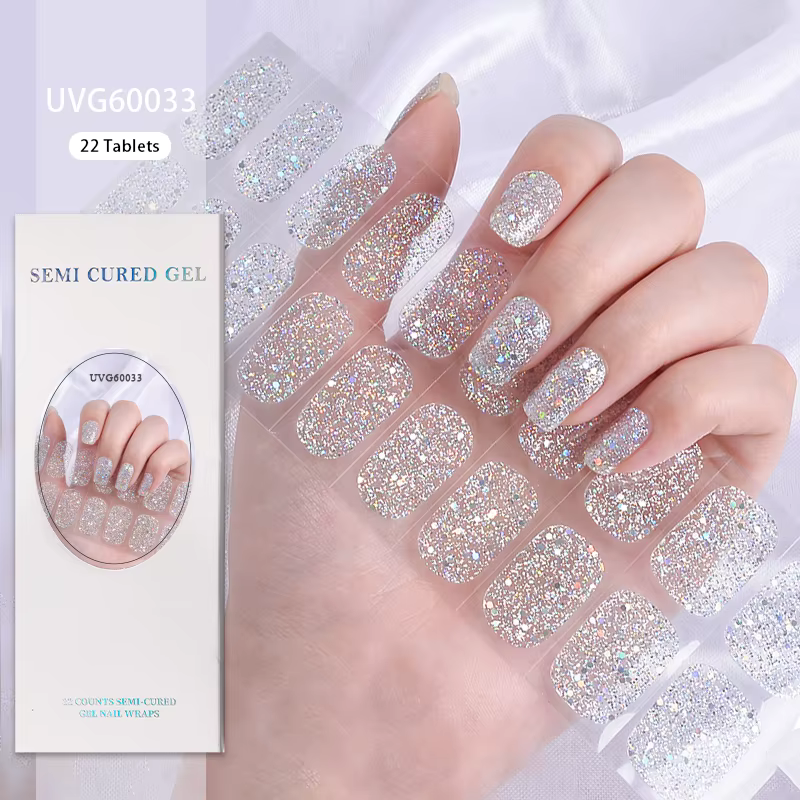 Patch pour ongles en Gel Semi-durci pour manucure française
