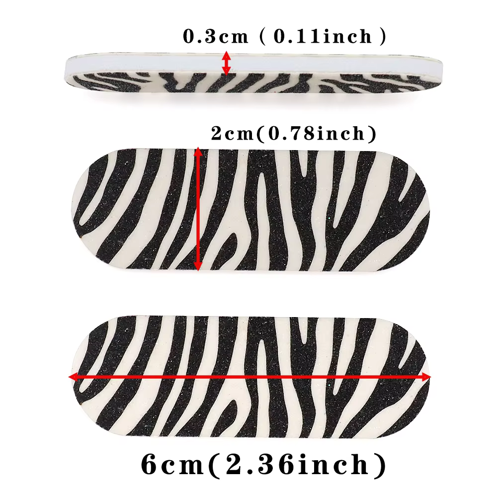 50 pièces limes à ongles planches Double face Mini